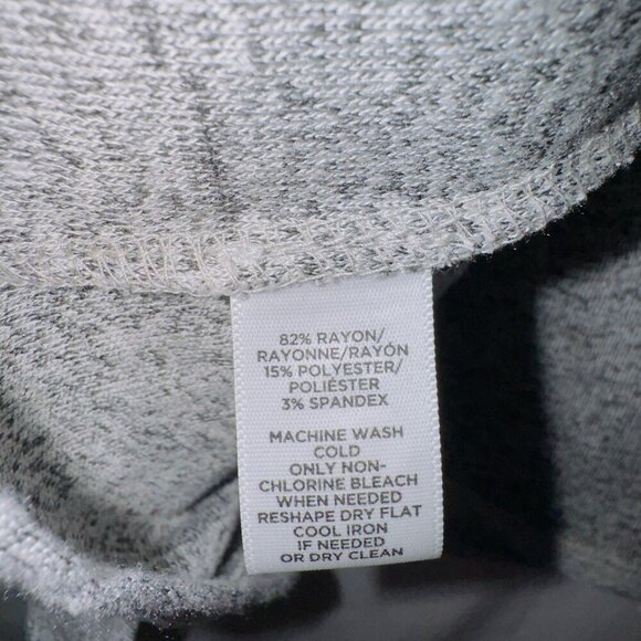 Lou & Grey Loft Gray Sleeveless Tie front Longline Tunic Lounge Top size small - Picture 5 of 6